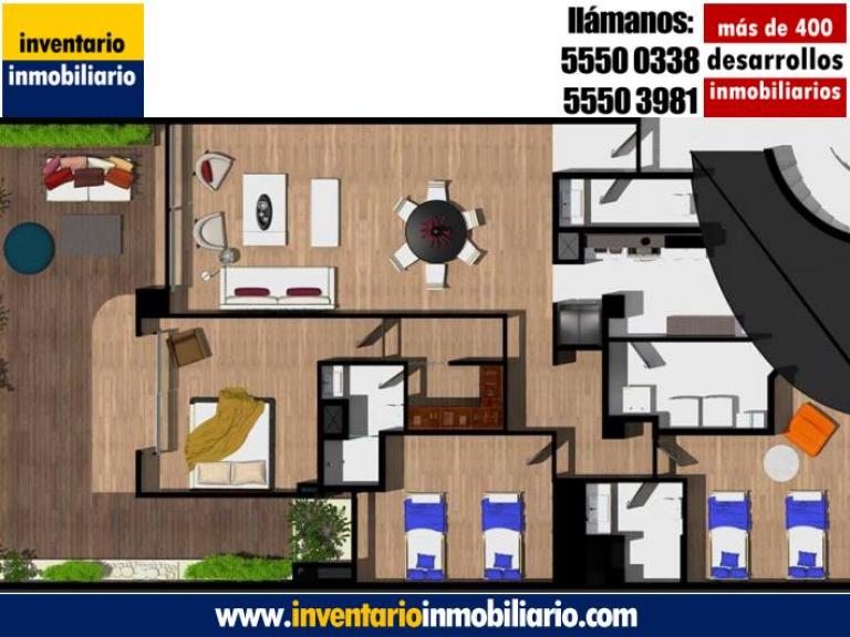 DEPARTAMENTO EN VENTA EN COLONIA CAMPESTRE SAN ANGEL, ALVARO — foto 3