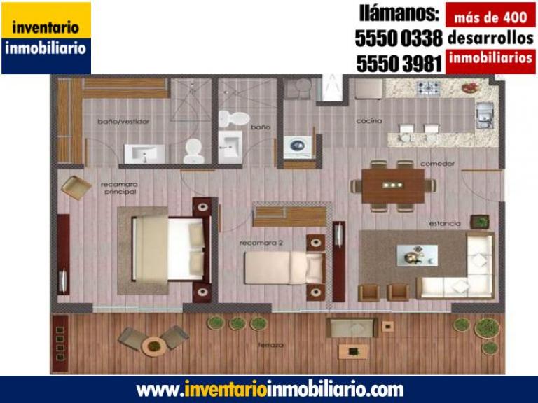 VENTA DE DEPARTAMENTO EN OLIVAR DE LOS PADRES, ALVARO OBREGO — foto 4