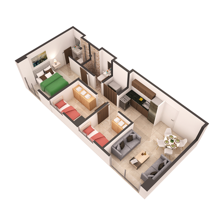 Departamento en Granjas de Mexico, Iztacalco - 5