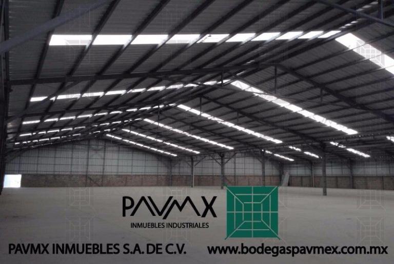 BODEGA NUEVA EN RENTA ECATEPEC 6,846m2. - 3