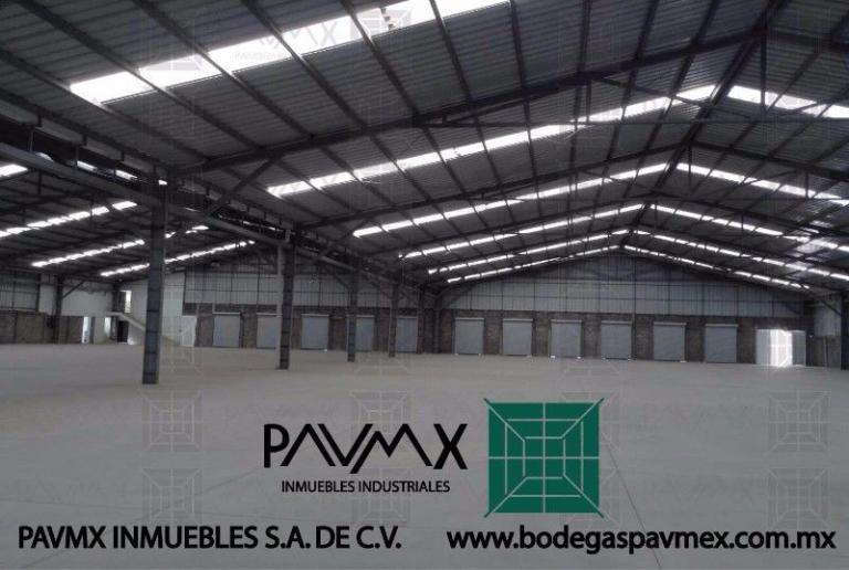 BODEGA NUEVA EN RENTA ECATEPEC 6,846m2. - 4