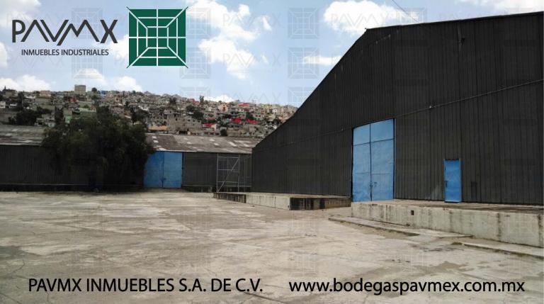 BODEGA Y PATIO DE MANIOBRAS EN RENTA 5,000m2 CERRO GORDO - 3
