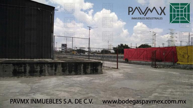 BODEGA Y PATIO DE MANIOBRAS EN RENTA 5,000m2 CERRO GORDO - 5