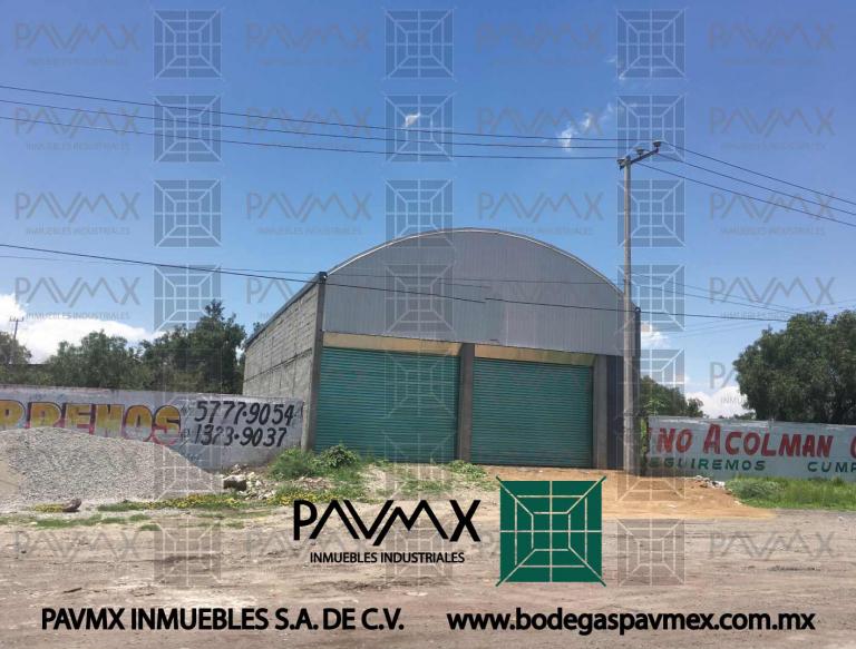 BODEGA NUEVA EN RENTA 220m2 SANTA CATARINA ACOLMAN - 1