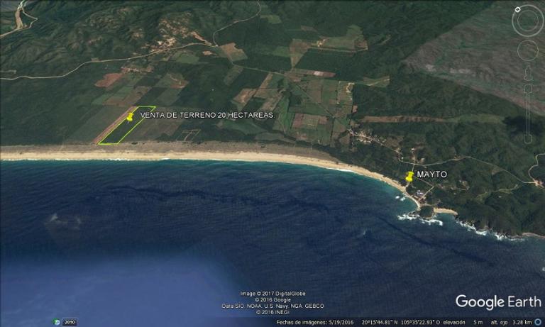 VENDO TERRENO FRENTA AL MAR 20 HECTAERAS EN MAYTO CABO CORRI - 6