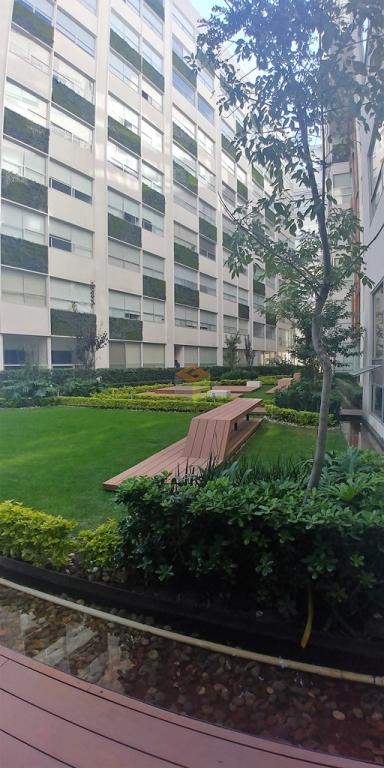 Narvarte departamento con amplio jardin, amenidades, 121m2