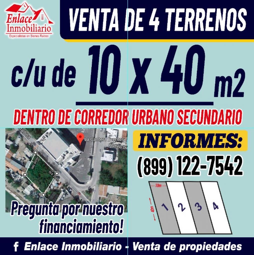 TERRENO EN VENTA, CORREDOR COMERCIAL - 1