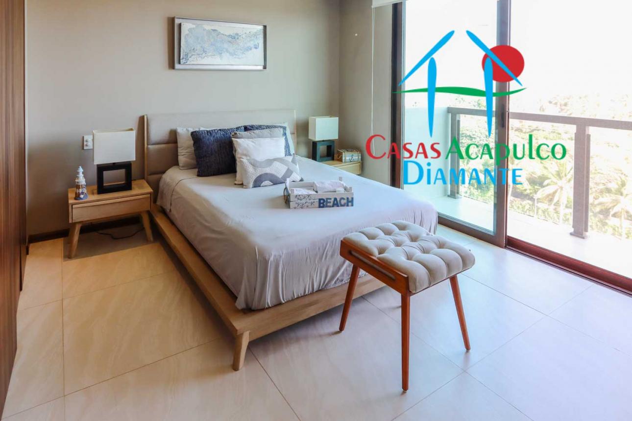 Departamento de playa con terraza y vista a las albercas — foto 12