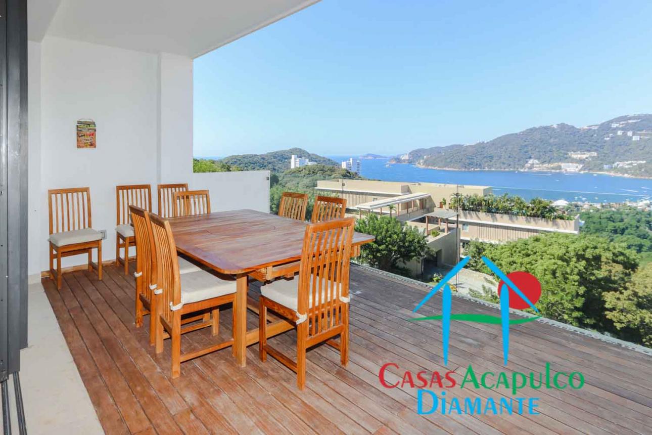 Hermoso depa con Terraza, Vista A La Bahía De Puerto Marqués
