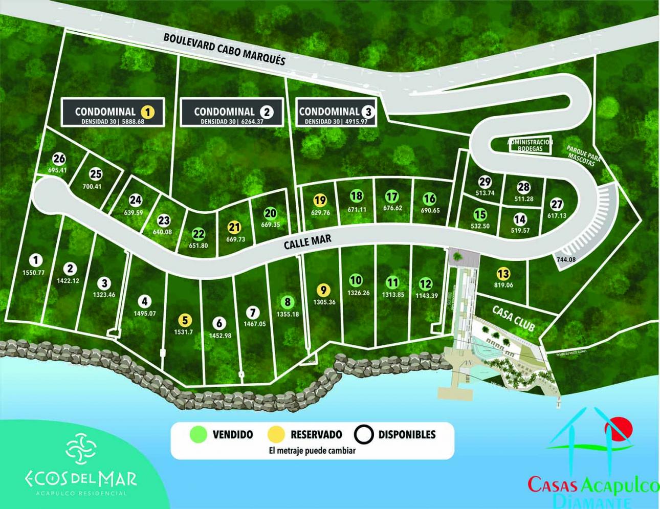 Cad Ecos Del Mar. Lotes De Montaña En La Bahía De Puerto Mar - 1