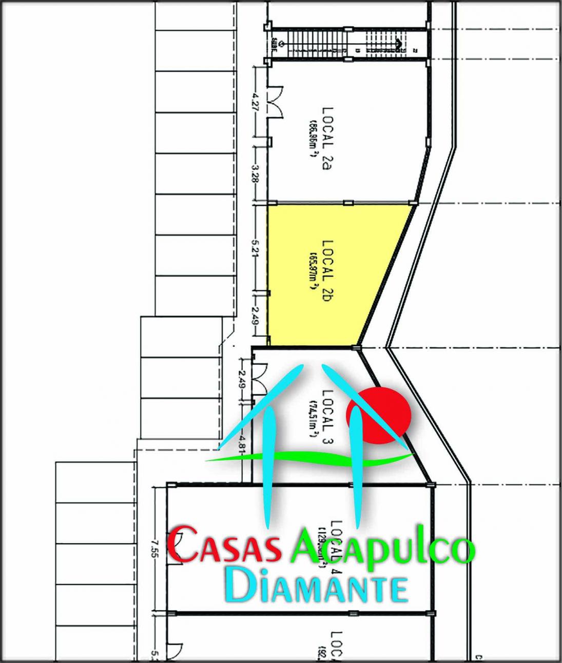 CAD Plaza Harbour 2B. Uso propuesto para cafetería