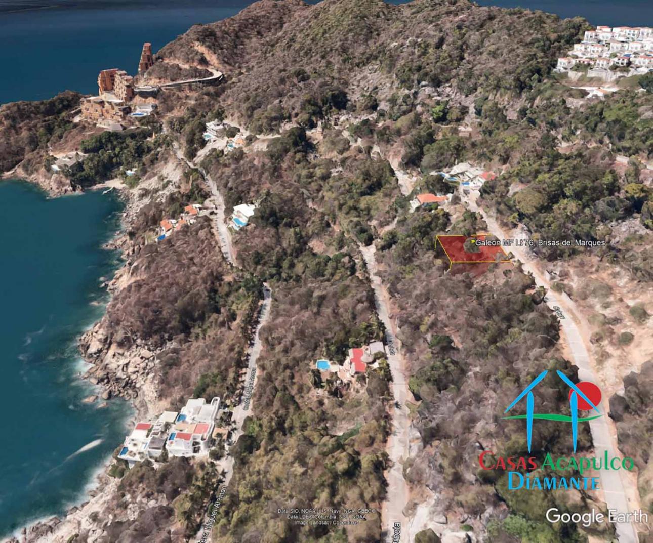 Lote residencial en Brisas del Marqués con vista al mar
