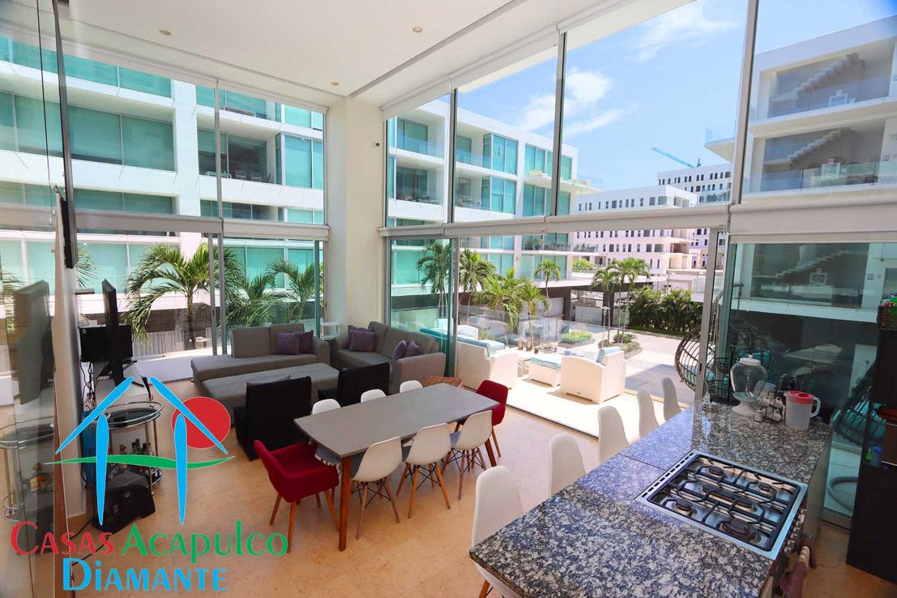 En condo de playa, 2 terrazas y vista a las áreas comunes - 1