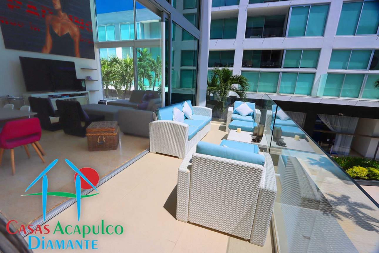En condo de playa, 2 terrazas y vista a las áreas comunes - 10