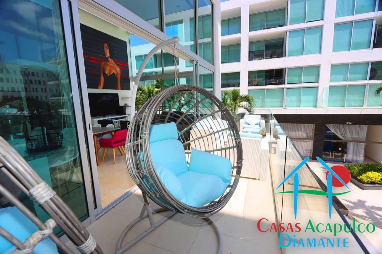 En condo de playa, 2 terrazas y vista a las áreas comunes - 11