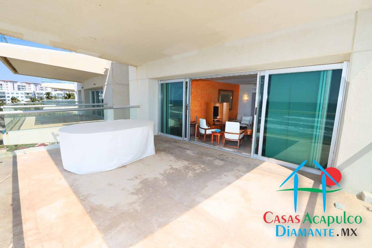 Depa de playa. Terraza Con Vista Frontal Al Mar — foto 7