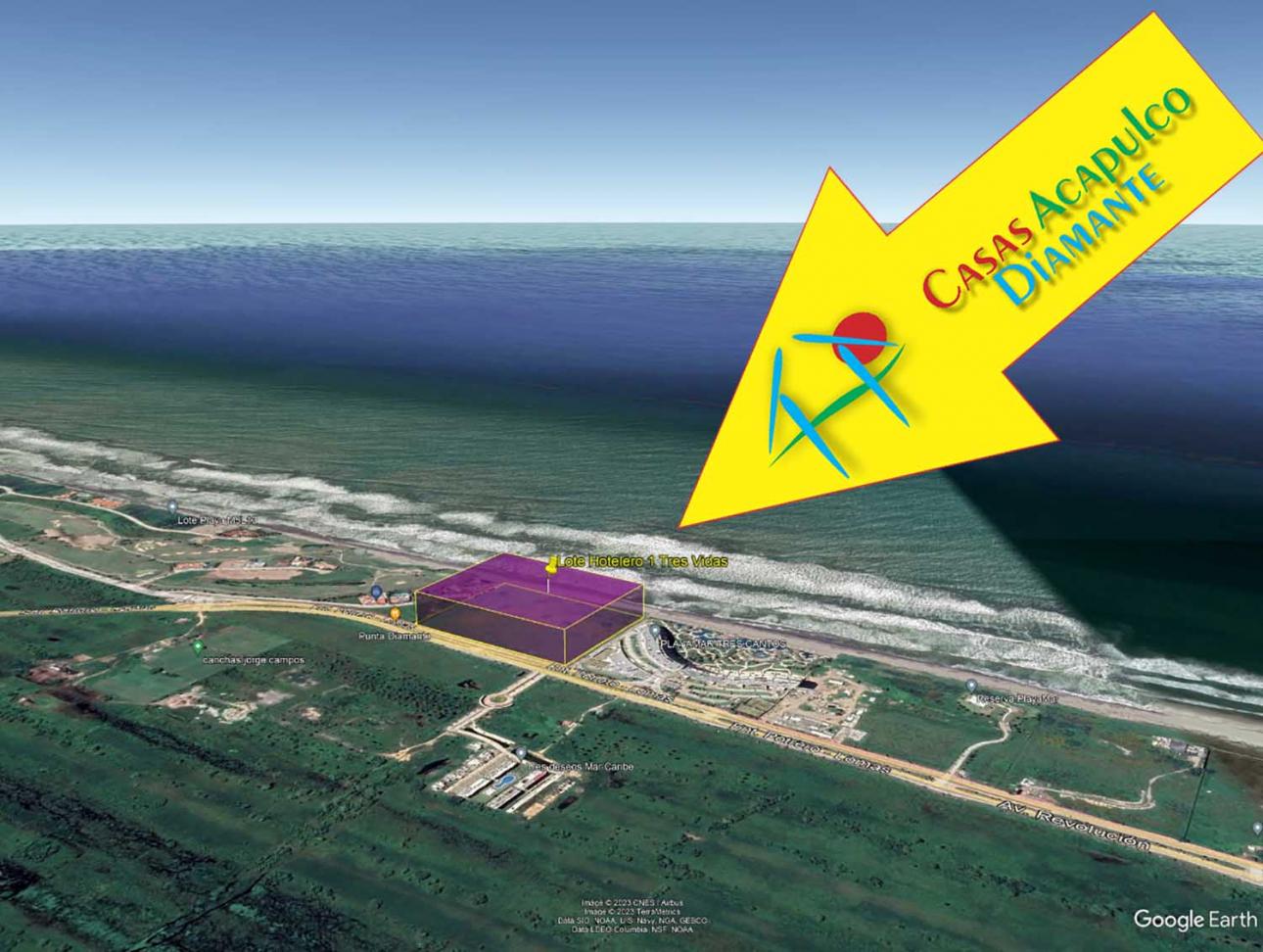 Cad Tres Vidas Lote De Playa. Vocación Residencial, Hotelera — foto 2