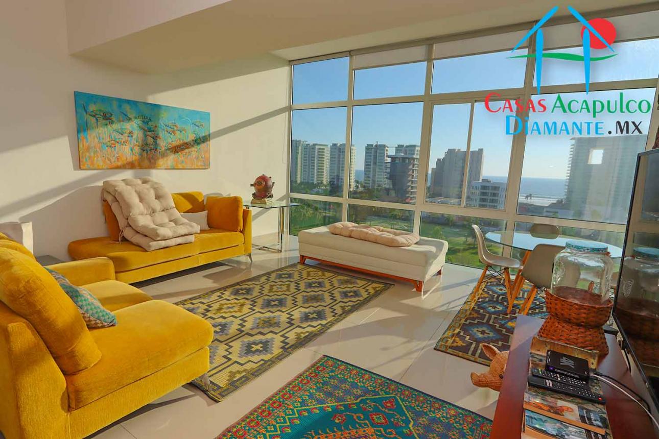 Departamento En copropiedad. Con vista al mar