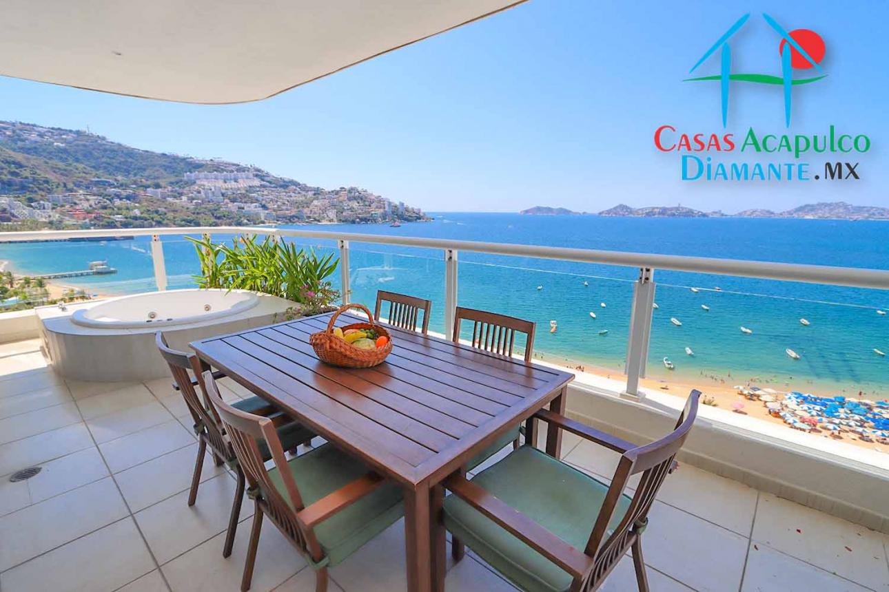 Cad La Jolla 901. Terraza Con Jacuzzi Y Vista a la bahía