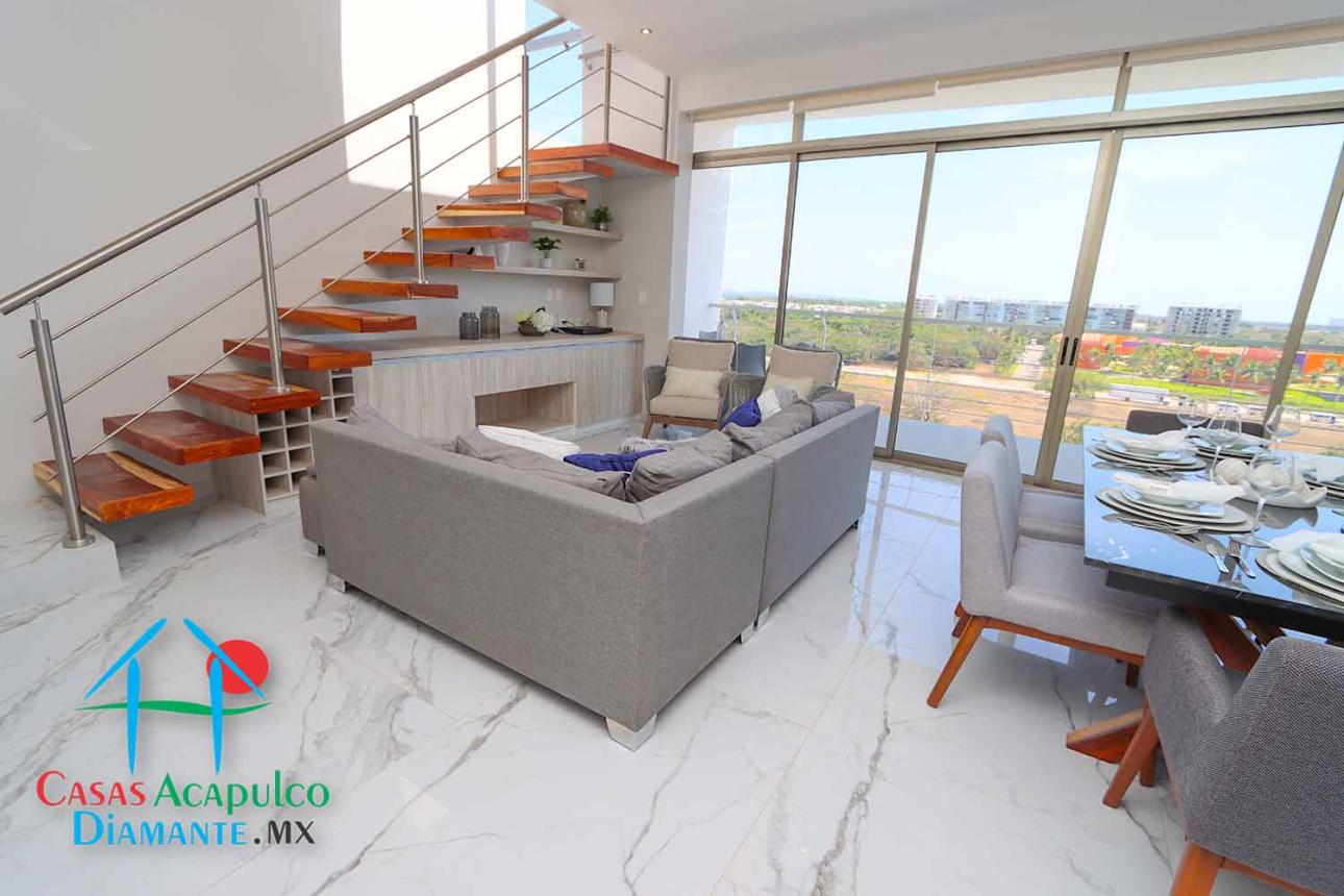 Cad The One Life Ph Lateral. Roof Garden Con Cocineta