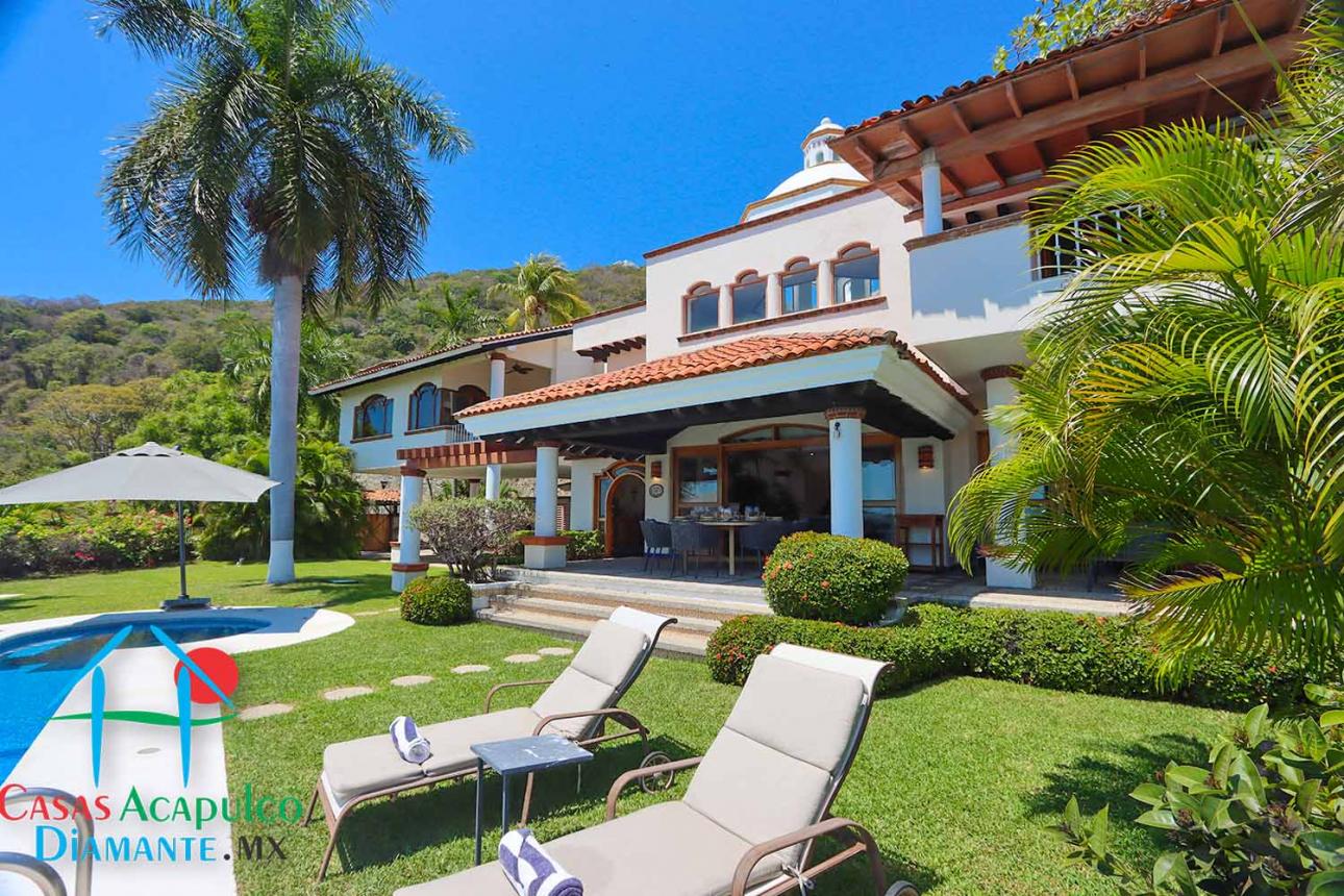 Jardín Con Alberca Privada Y vista al mar — foto 4