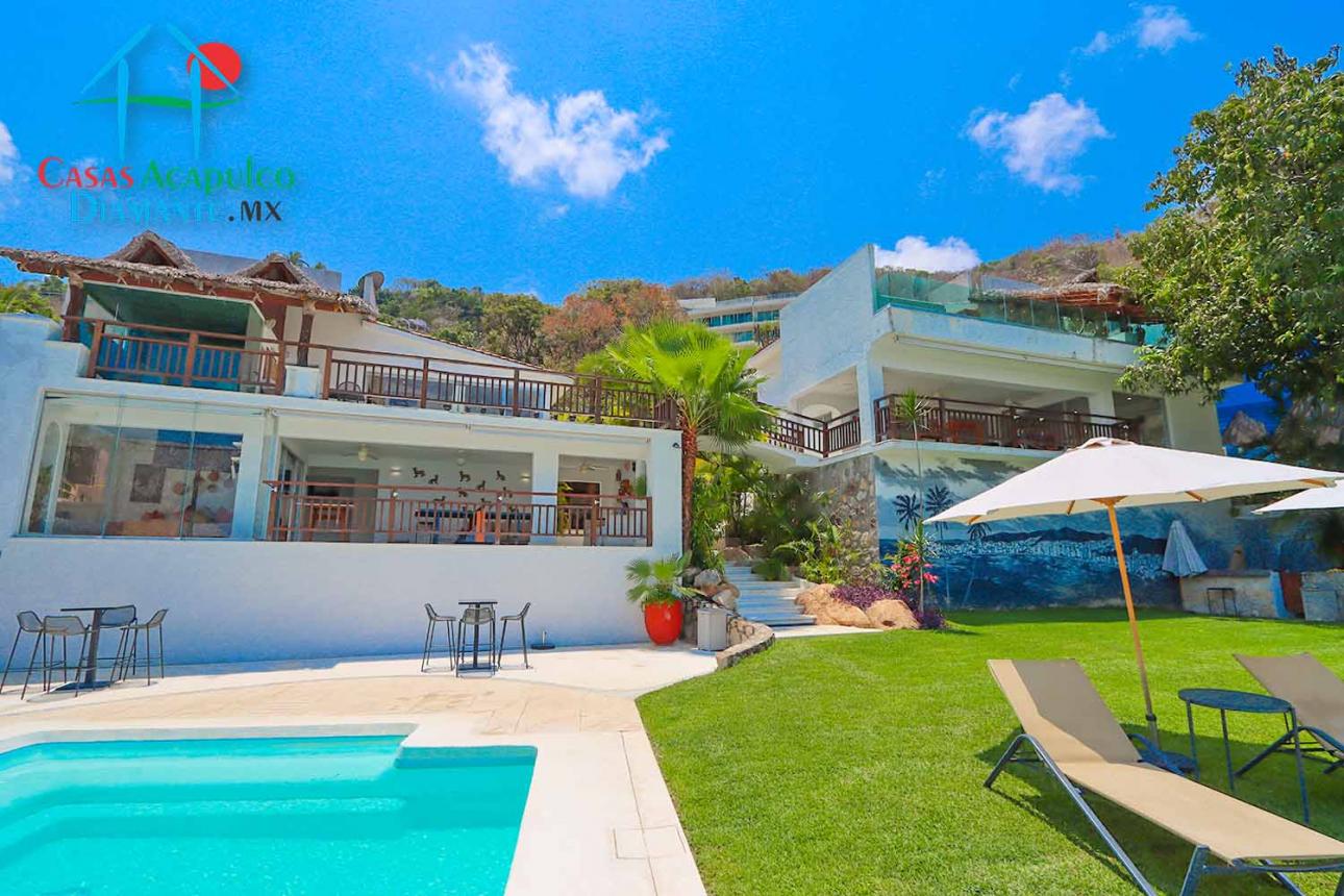 Cad Villas Leo. Alberca Con Jacuzzi Y Vista Al Mar