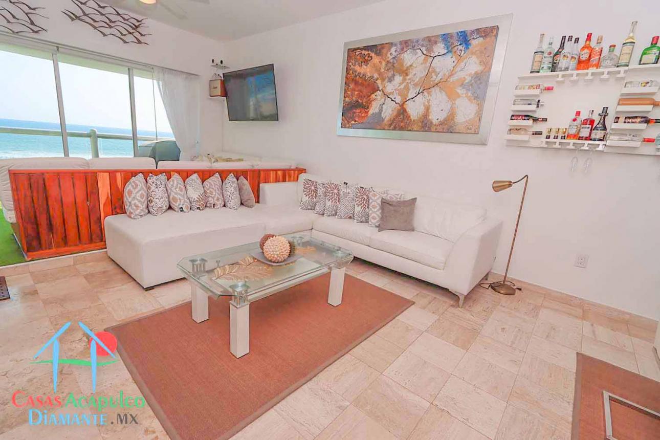 Cad Tulum 701. Terraza Con Vista Frontal Al Mar — foto 4