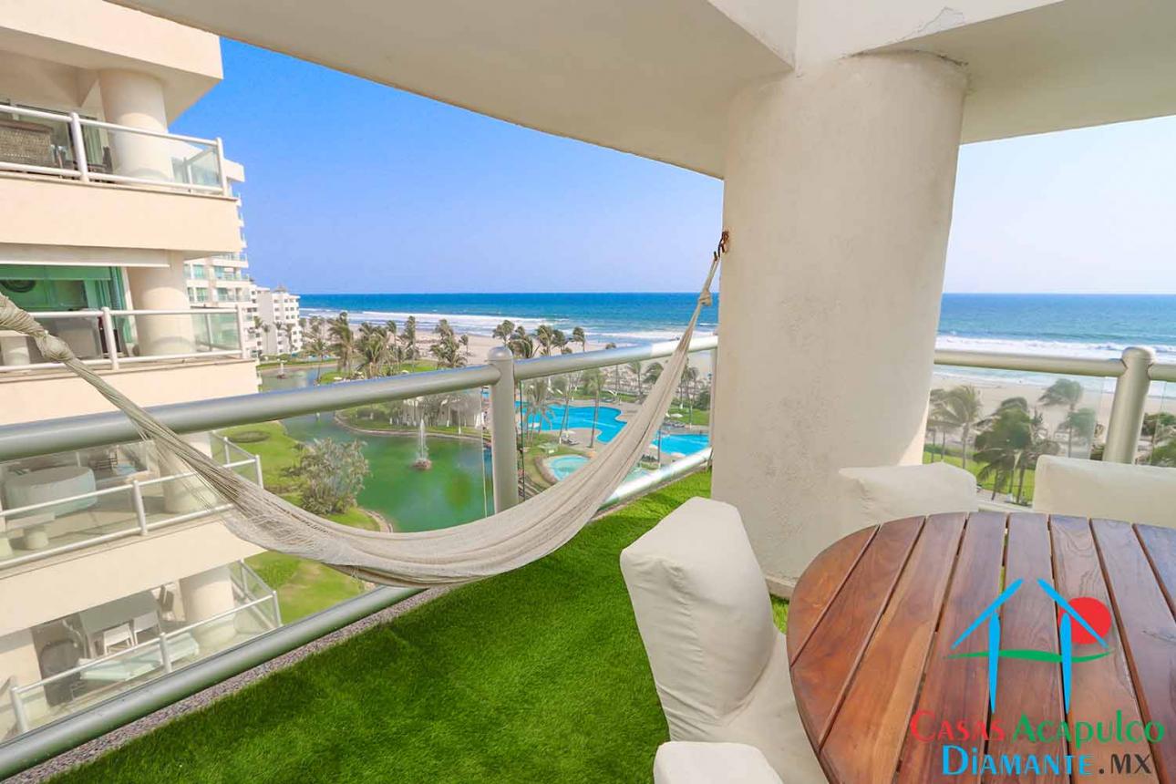 Cad Tulum 701. Terraza Con Vista Frontal Al Mar — foto 6