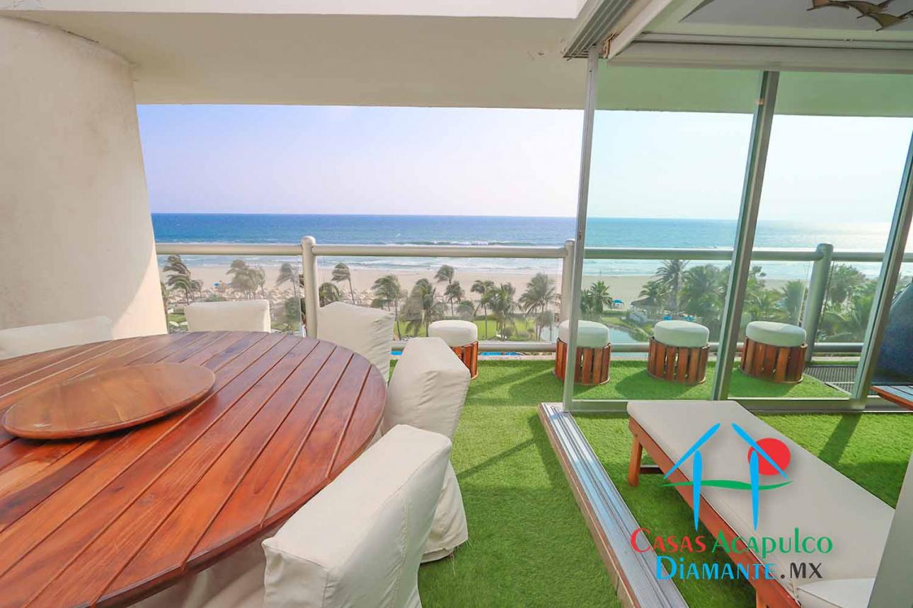 Cad Tulum 701. Terraza Con Vista Frontal Al Mar — foto 7