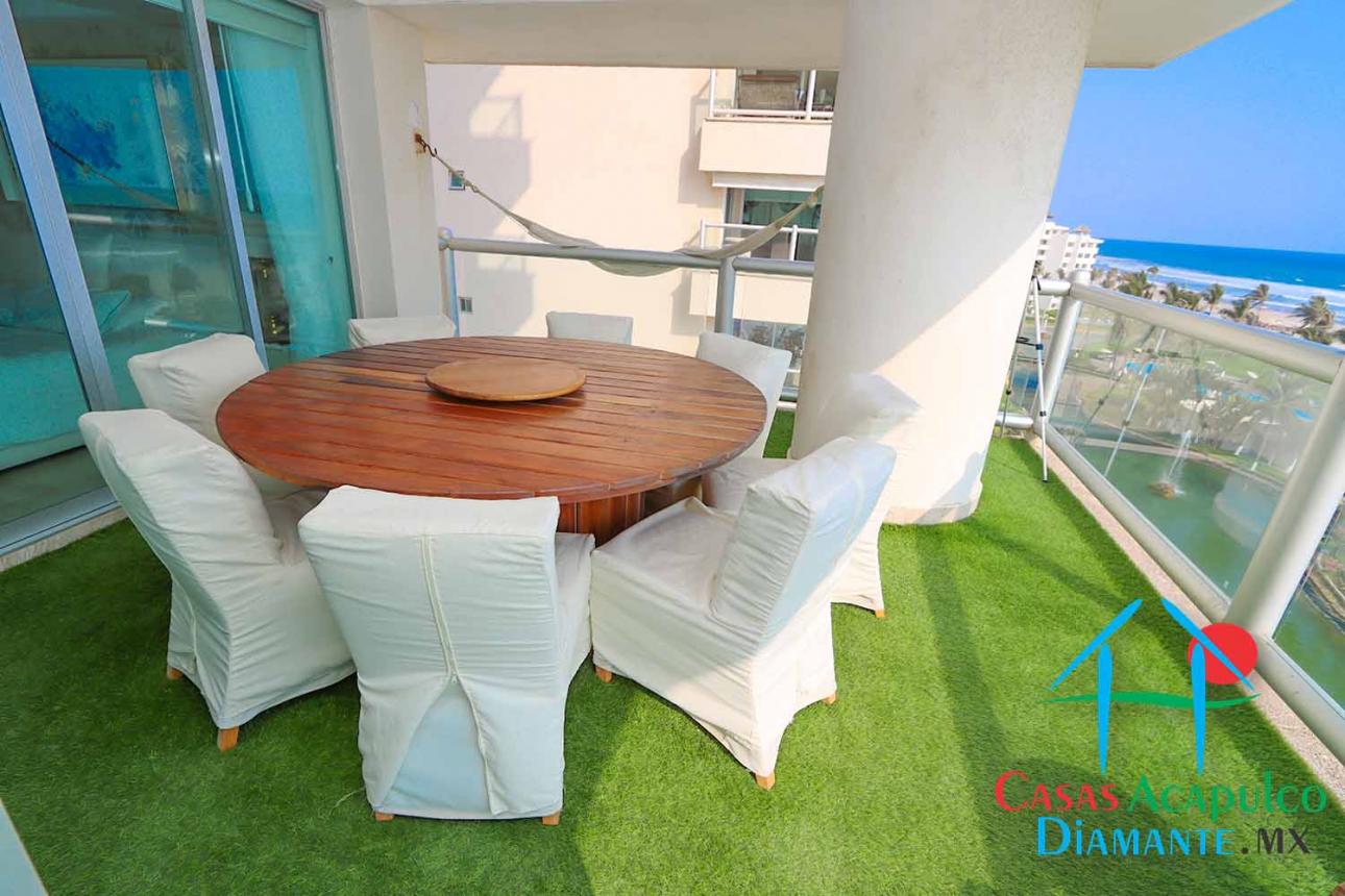 Cad Tulum 701. Terraza Con Vista Frontal Al Mar — foto 8