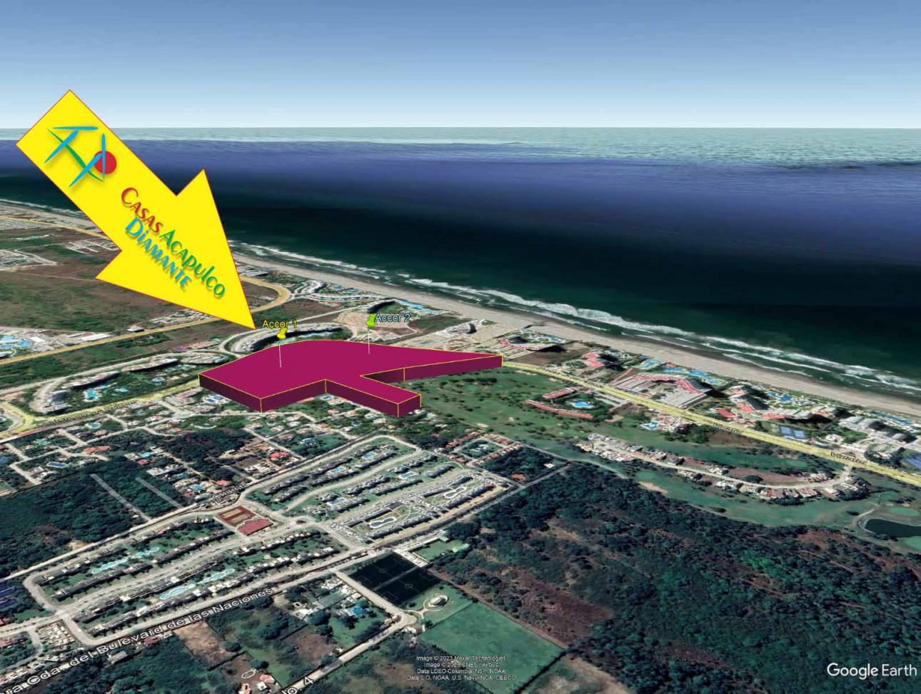 Cad Playa Diamante Terreno Acacor 1 Y 2. Uso De Suelo Mixto — foto 10