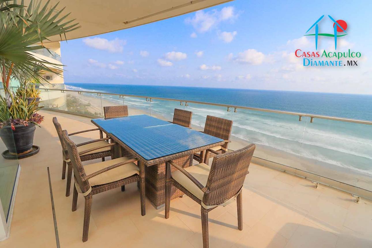 Cad Amarinthos T2 Ph 2. Terraza Con Vista Frontal Al Mar