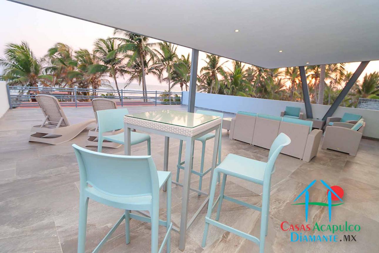 Casa con playa privada, alberca, jacuzzi — foto 13