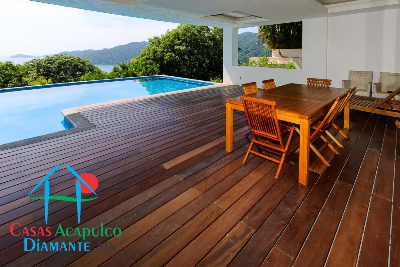 CAD Villa Ícaro. Terraza con alberca, jacuzzi, vista al mar — foto 9