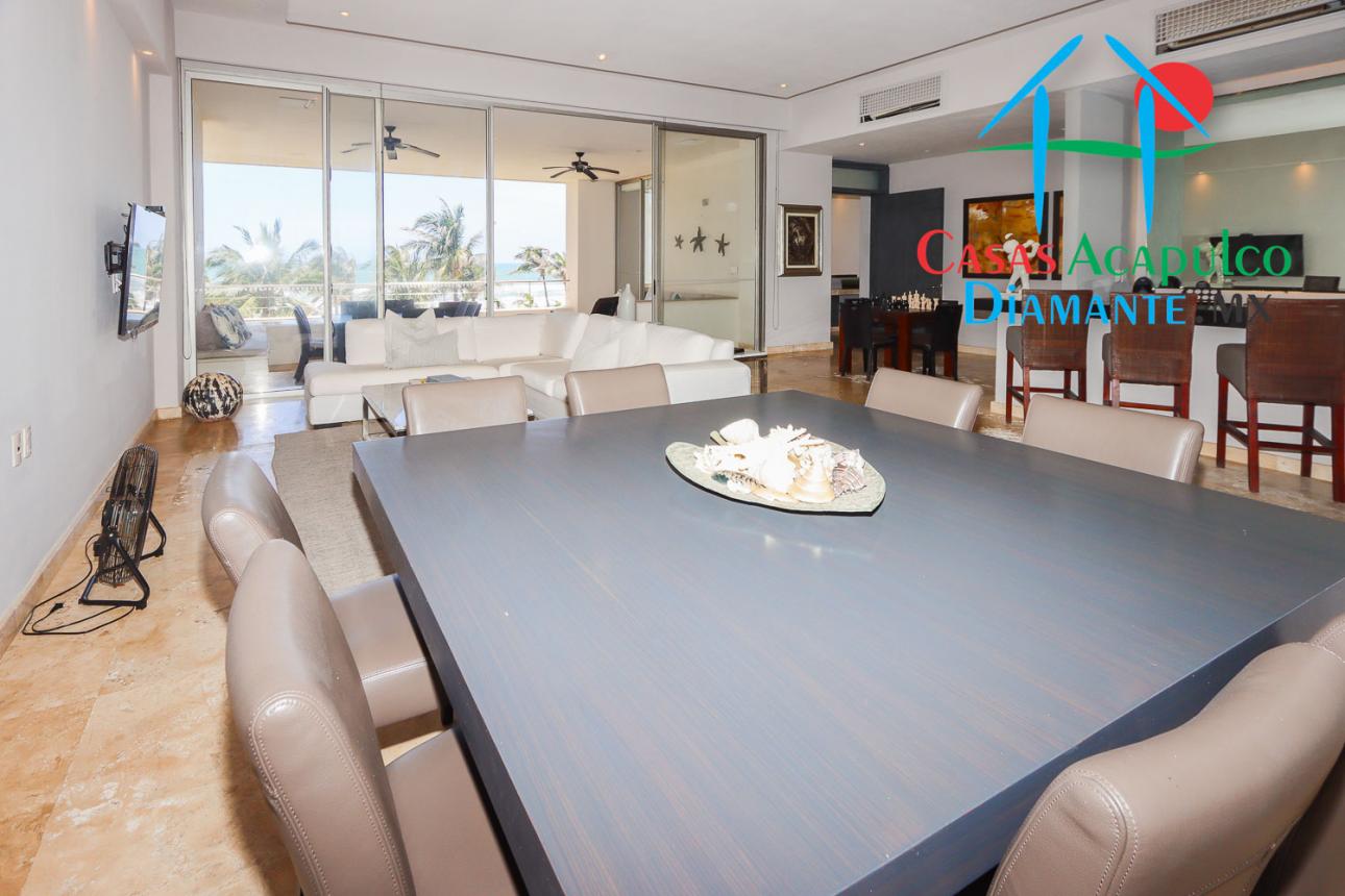 Depa de playa con terraza, jacuzzi, vista al mar — foto 4