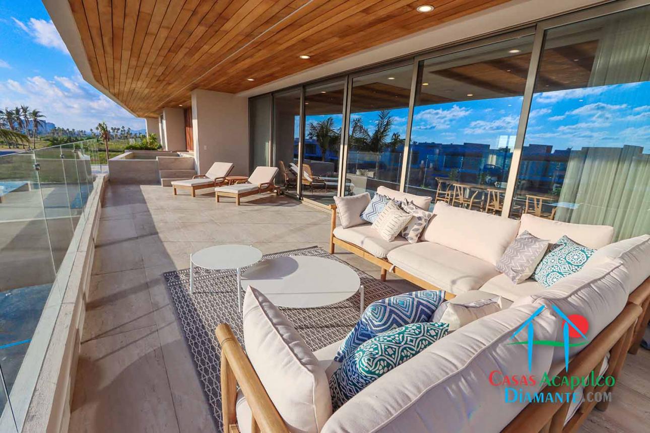 Terraza con alberca privada. Domótica en estancia y terraza — foto 6