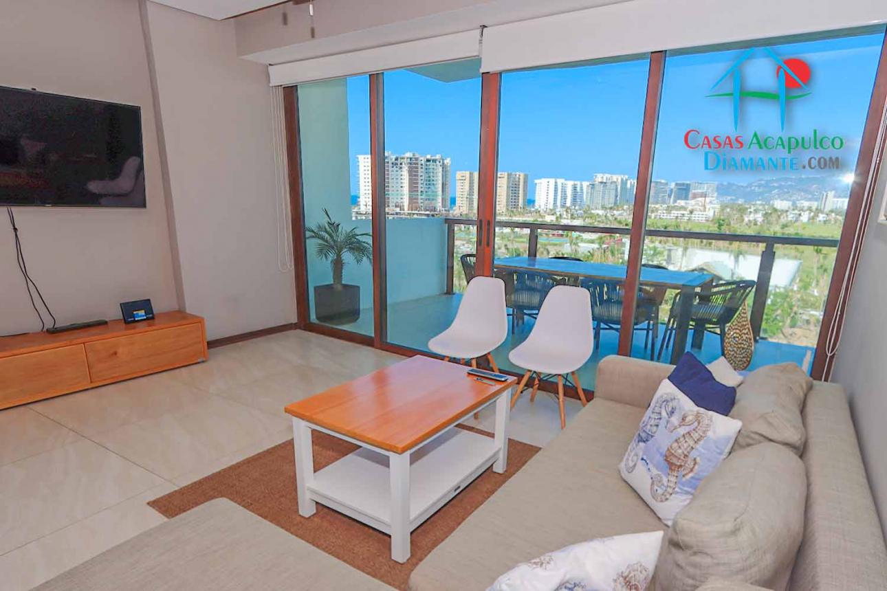 Departamento de 2 recámaras con vista a la alberca — foto 3