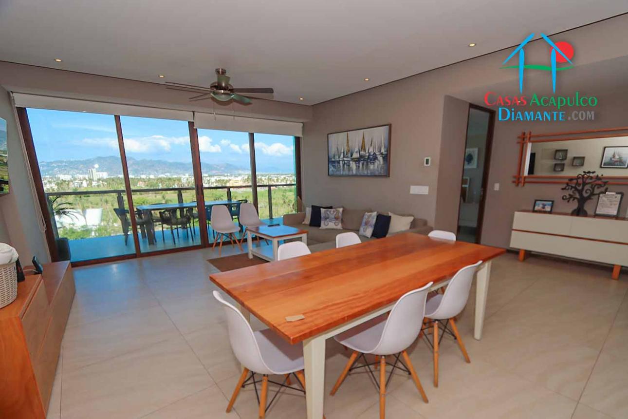 Departamento de 2 recámaras con vista a la alberca — foto 4