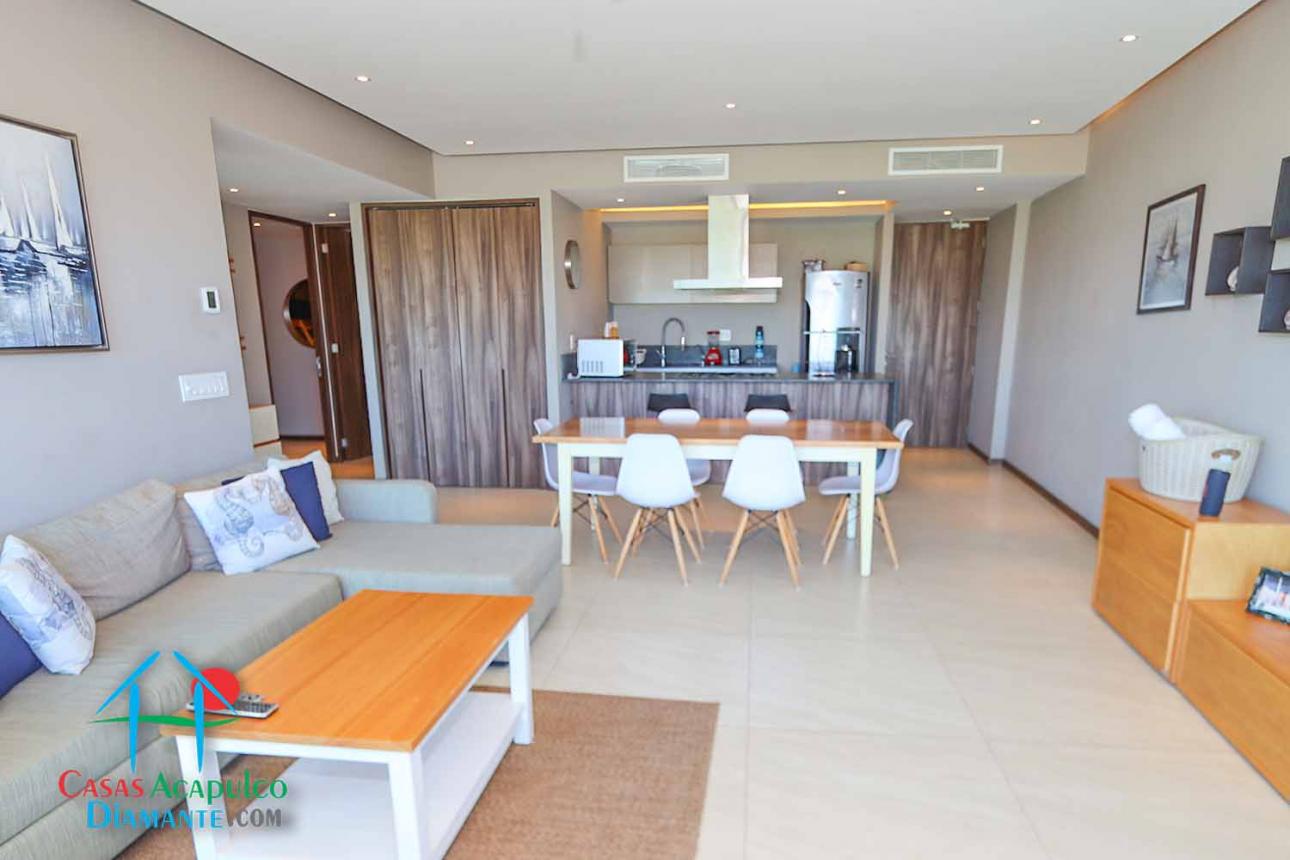 Departamento de 2 recámaras con vista a la alberca — foto 6