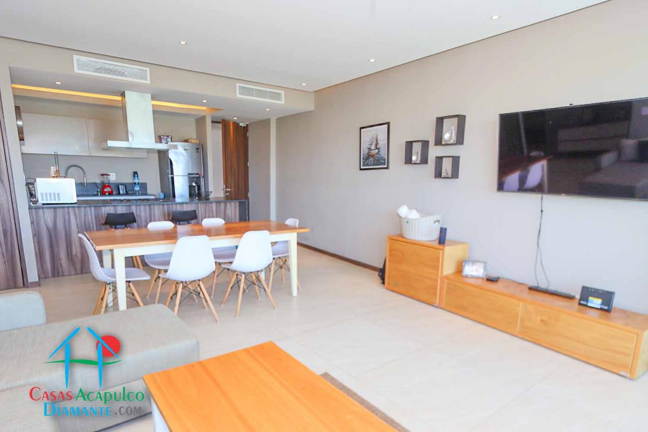 Departamento de 2 recámaras con vista a la alberca — foto 5