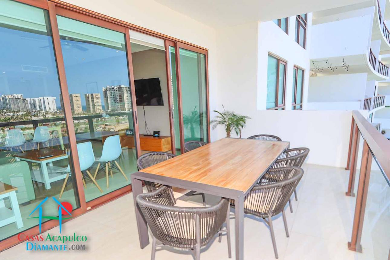 Departamento de 2 recámaras con vista a la alberca — foto 10