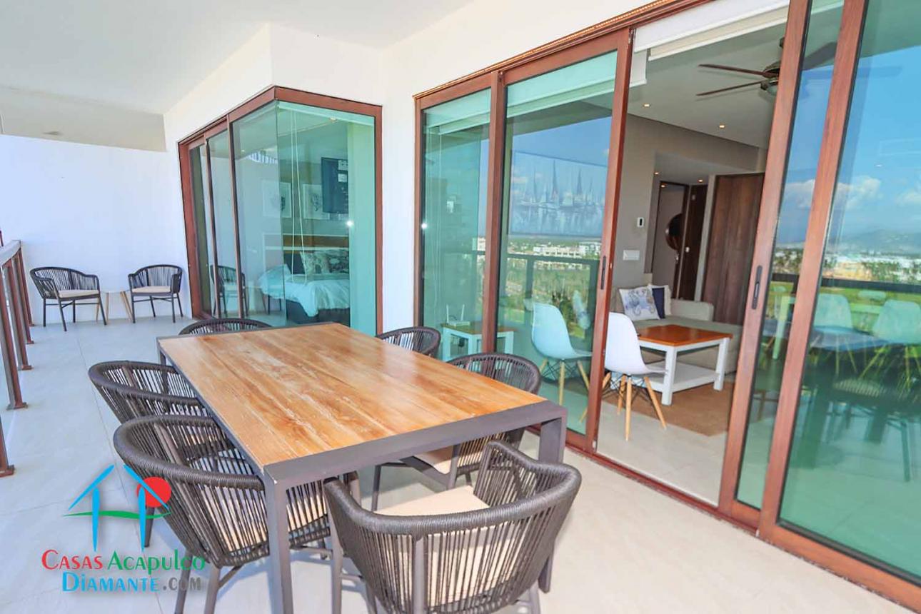 Departamento de 2 recámaras con vista a la alberca — foto 8