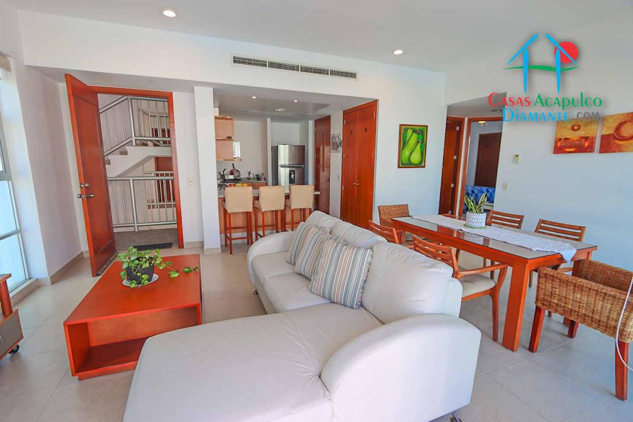 Terraza con vista a la alberca y áreas comunes — foto 6