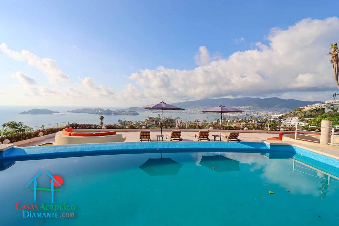 Terraza con alberca privada, jacuzzi, vista al mar — foto 8