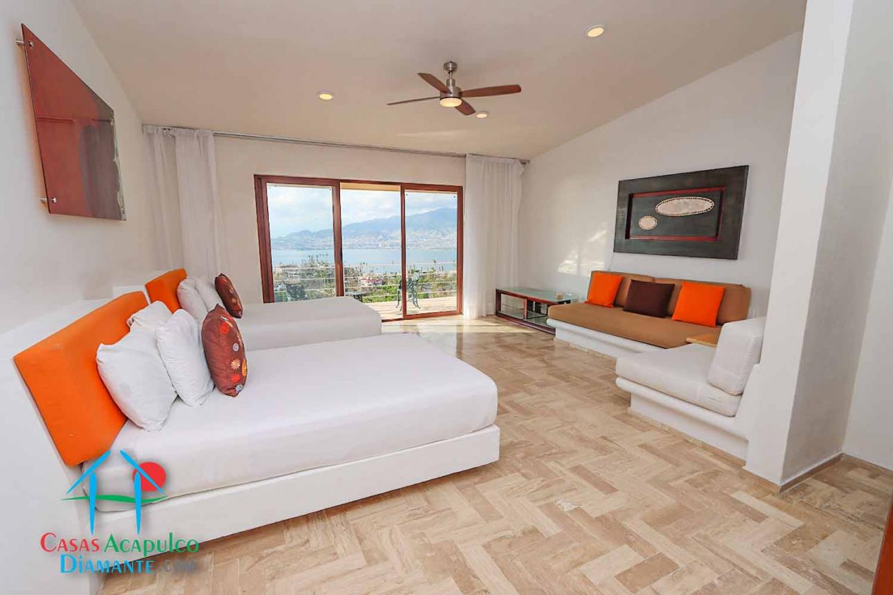 Terraza con alberca privada, jacuzzi, vista al mar — foto 15