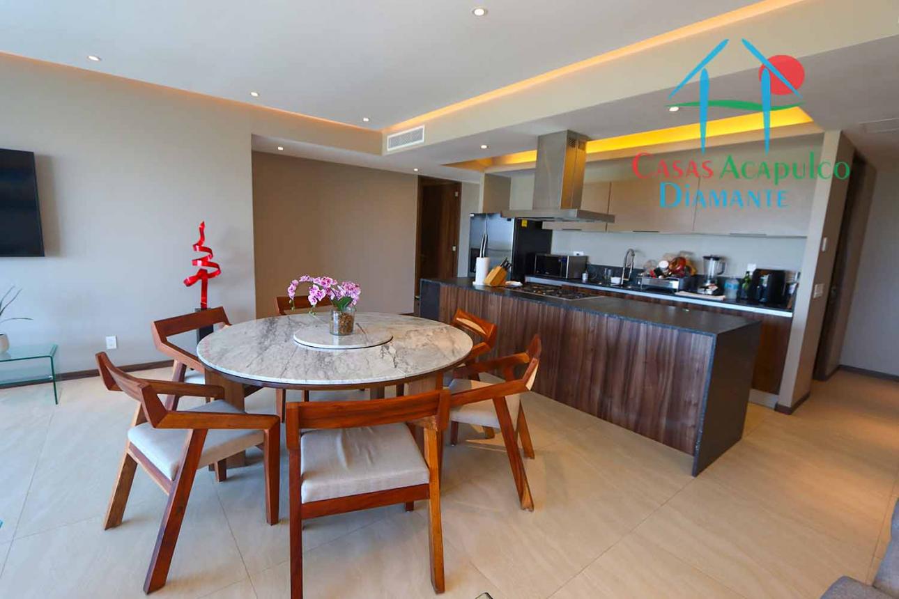 Departamento de playa con terraza y vista a las albercas — foto 5
