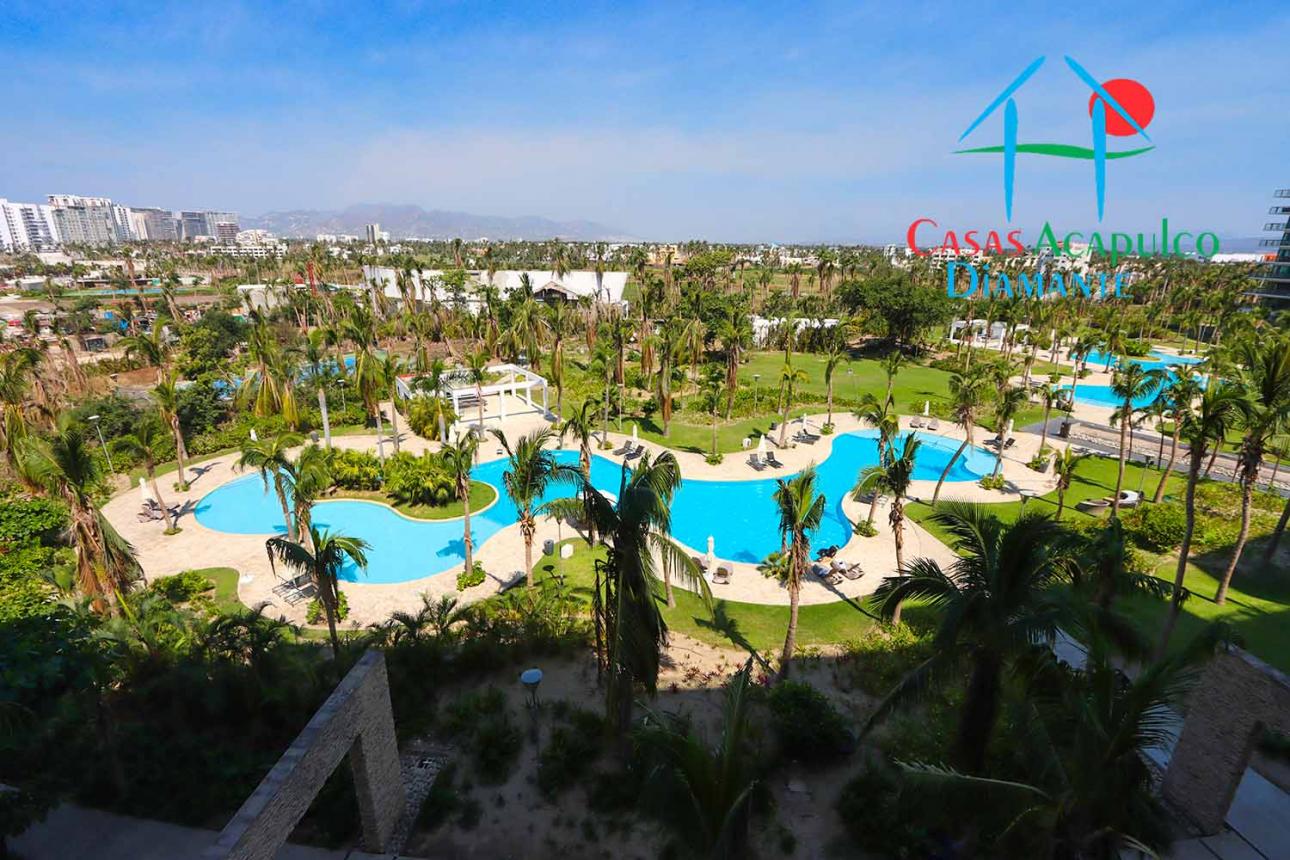 Departamento de playa con terraza y vista a las albercas — foto 10