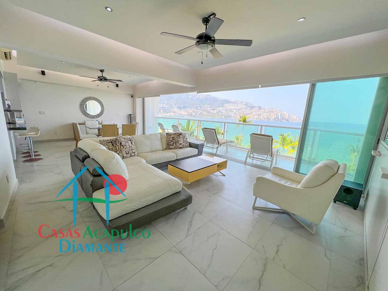 Depa Playa En Zona Dorada De Acapulco. Vista Al mar — foto 6