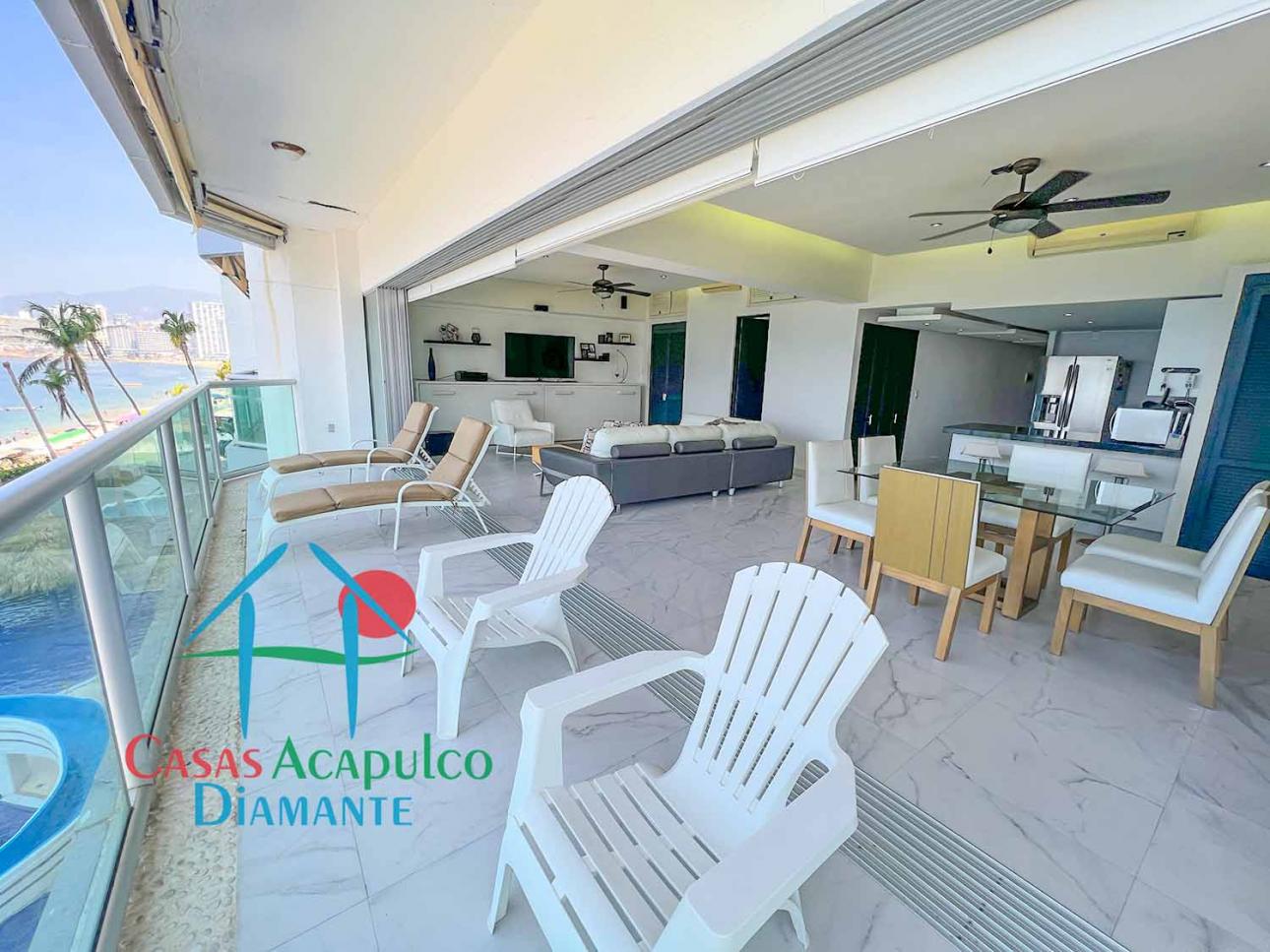 Depa Playa En Zona Dorada De Acapulco. Vista Al mar — foto 12