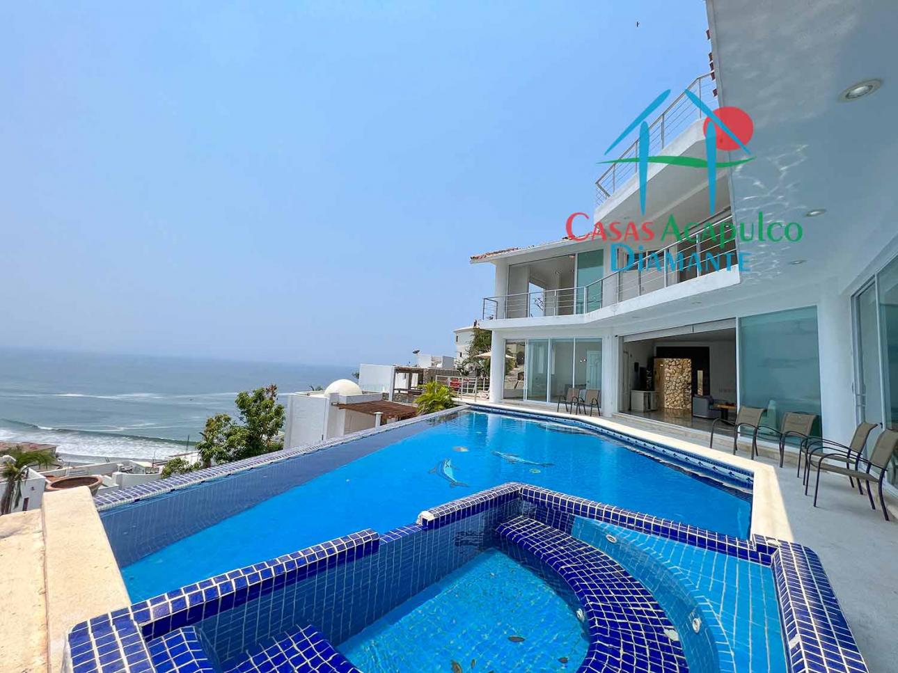 Terraza Con Alberca Privada Y Vista Al Mar — foto 3
